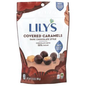 Lilys Sweets Caramelos Cobertos Estilo Chocolate Amargo 99 g (35 oz)