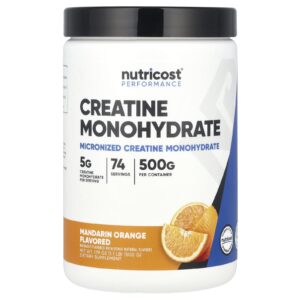 Nutricost Performance Creatina Mono-Hidratada Mandarina 500 g (11 lb)