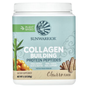 Sunwarrior Peptídeos de Proteína para Construção de Colágeno Churros 500 g (11 lb)