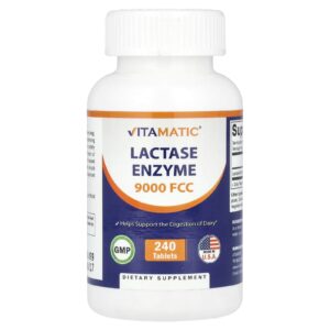 Vitamatic Enzima Lactase 9.000 FCC 240 Comprimidos