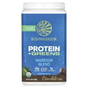 Sunwarrior Warrior Blend Proteína + Verduras Chocolate 750 g (165 lb)
