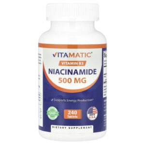 Vitamatic Nicotinamida 500 mg 240 Comprimidos