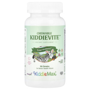 Maxi Health KiddieMax® Mastigável Kiddievite™ Goma de Bolhas Natural 90 Cápsulas Mastigáveis