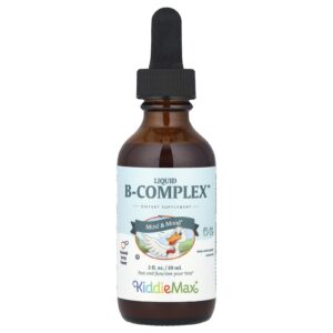 Maxi Health KiddieMax® Liquid B-Complex™ Fruto Silvestre Natural 59 ml (2 fl oz)