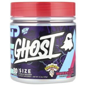 Ghost Size Construtor de Músculos Melancia Azeda da Wheads® 405 g (143 oz)