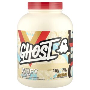 Ghost Proteína Whey Cookie com Pedados de Chocolate 2.270 g (5 lb)