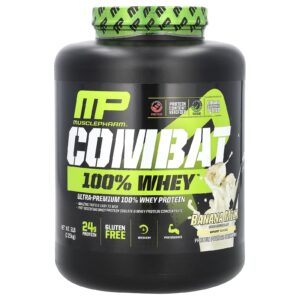 MusclePharm Combat 100% Whey Leite de Banana 225 kg (5 lb)