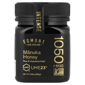 Egmont Honey Mel de Manuka Cru e Não Pasteurizado UMF™ 23+ 1.050 MGO+ 250 g (88 oz)