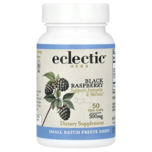 Eclectic Herb Framboesa Negra Liofilizada 300 mg 50 Cápsulas Vegetais