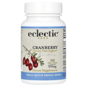 Eclectic Herb Cranberry Liofilizado 50 Cápsulas Vegetais (300 mg por Cápsula)