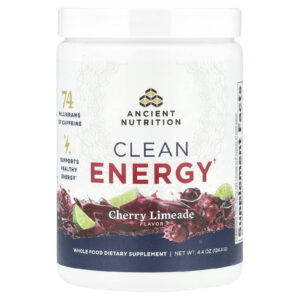 Ancient Nutrition Clean Energy Limonada Siciliana de Cereja 1244 g (44 oz)
