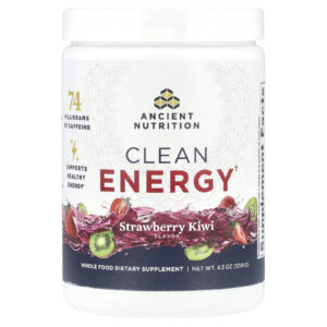 Ancient Nutrition Clean Energy Morango e Kiwi 1218 g (43 oz)