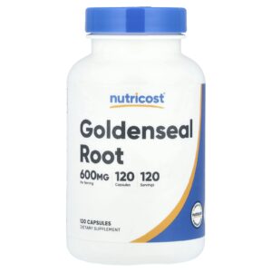 Nutricost Raiz Goldenseal 600 mg 120 Cápsulas