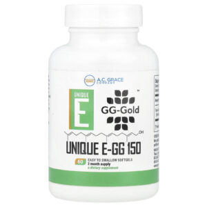 A.C. Grace Company Unique E-GG 150 150 mg 60 Cápsulas Softgel Fáceis de Engolir