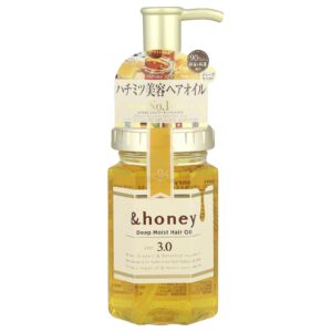 &honey Óleo de Hidratação Profunda para Cabelos Mel de Rosa-de-Damasco Búlgara 100 ml (34 oz)