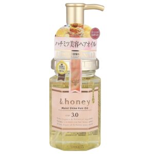 &honey Óleo para Cabelos Moist Shine Mel de Rosa de Fada Búlgara 100 ml (34 oz)