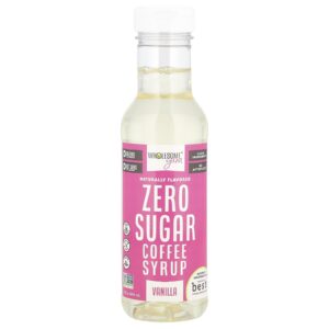 Wholesome Yum Xarope de Café Zero Açúcar Baunilha 354 ml (12 fl oz)