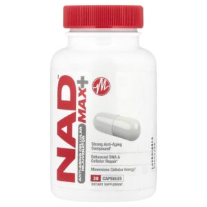 Metabolic Nutrition NAD MAX+™ Rejuvenescedor Celular Antienvelhecimento 30 Cápsulas