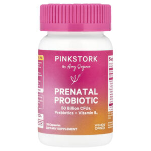 Pink Stork Probiótico Pré-Natal + Vitamina B6 30 Cápsulas