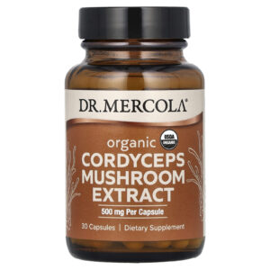 Dr. Mercola Extrato de Cogumelo Cordyceps Orgânico 30 Cápsulas