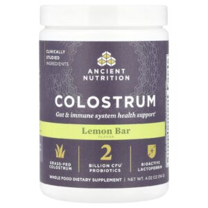 Ancient Nutrition Colostro Barra de Limão 114 g (402 oz)