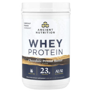 Ancient Nutrition Proteína Whey Manteiga de Amendoim com Chocolate 60901 g (134 lb)