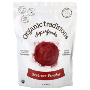 Organic Traditions Superfoods Beterraba em Pó 454 g (16 oz)