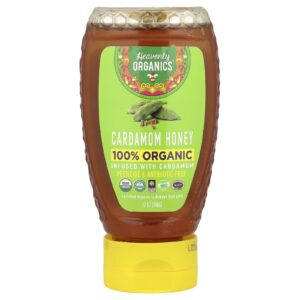 Heavenly Organics 100% Mel e Cardamomo Orgânicos 340 g (12 oz)