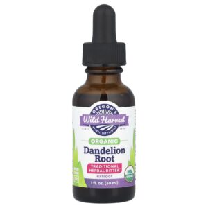 Oregons Wild Harvest Extrato da Raiz de Dente-de-leão Orgânico 30 ml (1 fl oz)
