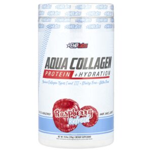 EHPlabs Aqua Collagen Proteína + Hidratação Refrescância com Framboesa 295 g (104 oz)