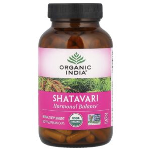 Organic India Shatavari 180 Cápsulas Vegetarianas (400 mg por Cápsula)