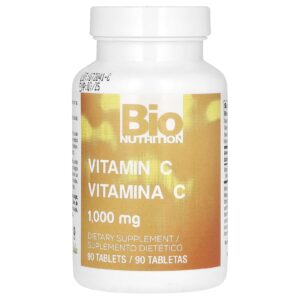 Bio Nutrition Vitamina C 90 Comprimidos (1.000 mg por Comprimido)