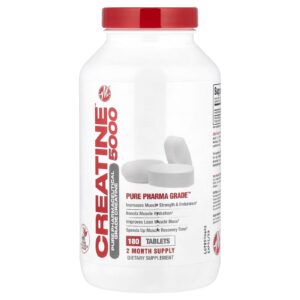 Metabolic Nutrition Creatine 5000™ 180 Comprimidos (1.666 mg por Comprimido)