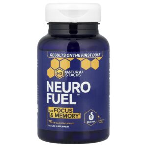 Natural Stacks Neuro Fuel™ 75 Cápsulas Veganas