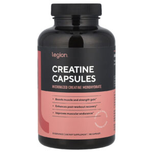 Legion Athletics Creatina 180 Cápsulas (833 mg por Cápsula)