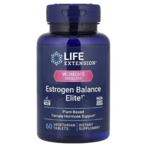 Life Extension Saúde da Mulher Estrogen Balance Elite 60 Comprimidos Vegetarianos