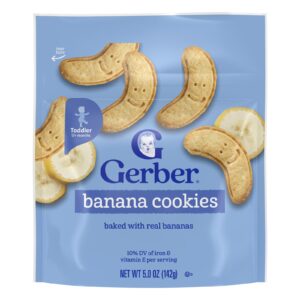 Gerber Biscoitos de Banana mais de 12 meses 142 g (5 oz)