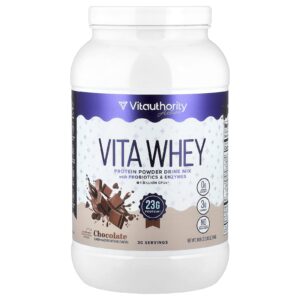 Vitauthority Active Vita Whey Protein em Pó Chocolate 990 g (218 lb)