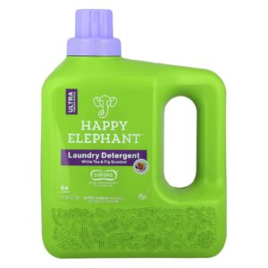 Happy Elephant Detergente para Roupas Chá Branco e Figo 189 l (64 fl oz)
