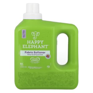 Happy Elephant Amaciante de Roupas Chá Branco e Figo 189 l (64 fl oz)