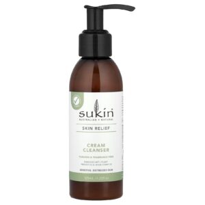 Sukin Skin Relief Creme de Limpeza Pele Sensível Sem Perfume 125 ml (423 fl oz)