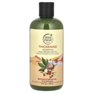 Petal Fresh Shampoo Puro Espessante Biotina e Óleo de Rícino com Cafeína 475 ml (16 fl oz)