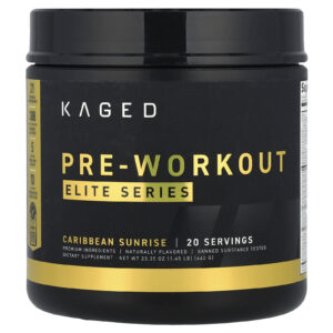 Kaged Elite Series Pré-treino Caribe Sunrise 662 g (145 lb)