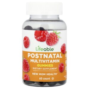 Lifeable Gomas Multivitamínicas Pós-natal Framboesa 60 Gomas