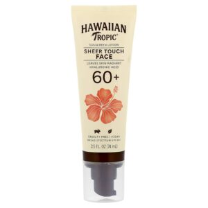 Hawaiian Tropic Sheer Touch Loção Protetor Solar Facial FPS 60+ 74 ml (25 fl oz)