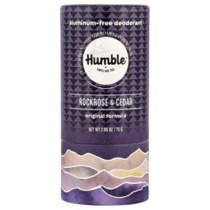 Humble Brands Desodorante sem Alumínio Rockrose e Cedro 75 g (265 oz)