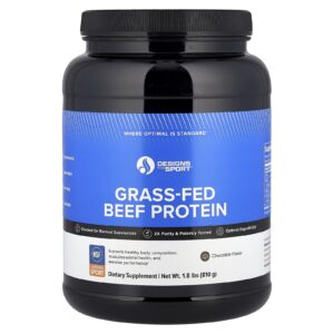 Designs For Health Designs For Sport® Proteína de Carne Pproveniente de Gado Criado no Pasto Chocolate 810 g (18 lb)