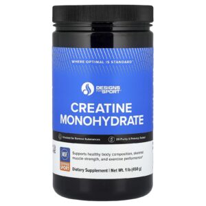Designs For Health Designs for Sport® Creatina Mono-Hidratada 450 g (1 lb)