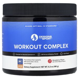 Designs For Health Designs for Sport® Complexo de Treino Morango 180 g (63 oz)