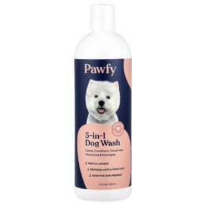 Pawfy Sabonete Líquido 5 em 1 para Cães 473 ml (16 fl oz)